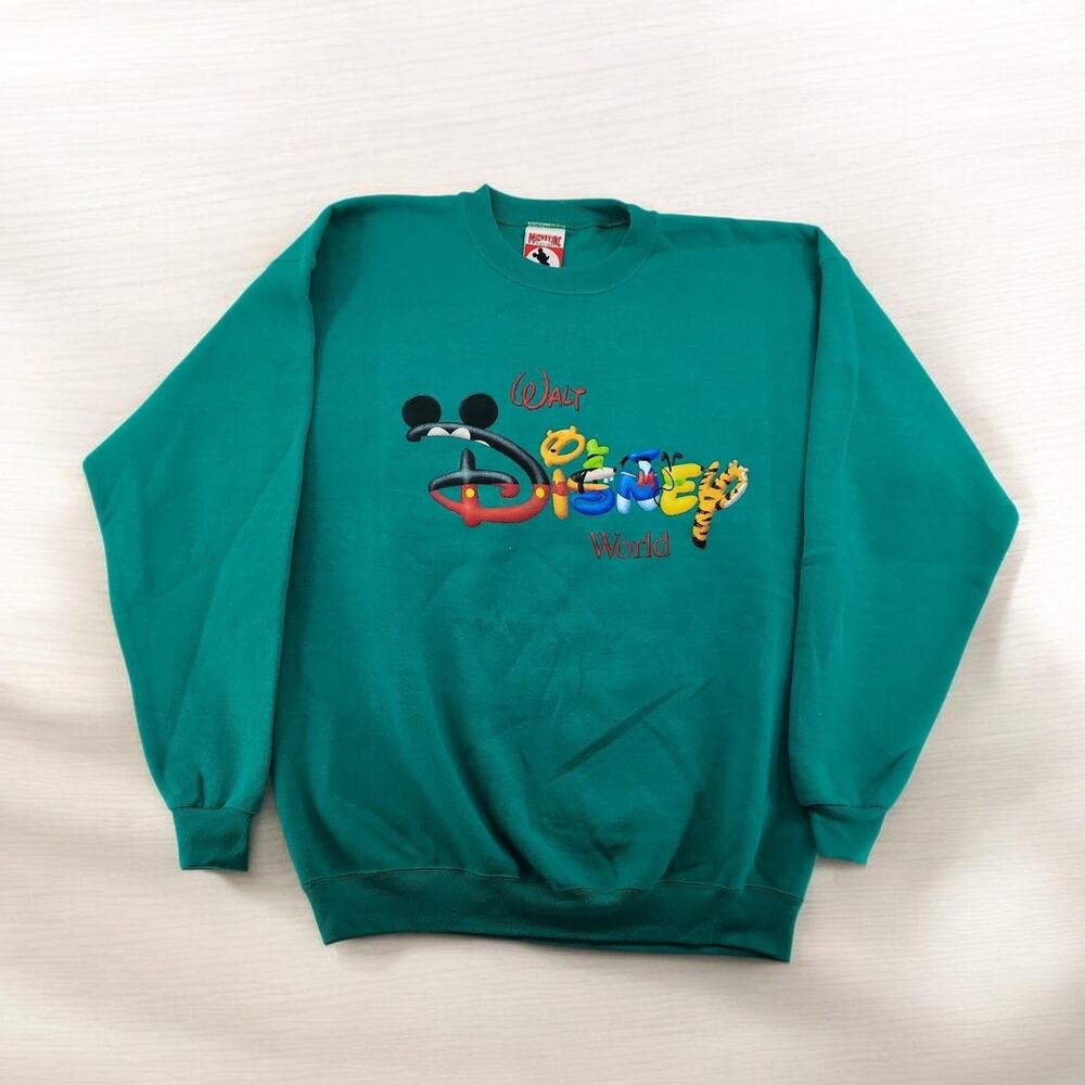 VTG Walt Disney World Sweatshirt USA Made XL Mickey Inc 90s Graphic Collector